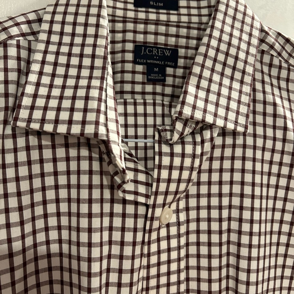 J Crew Slim Fit Dress Shirt, M